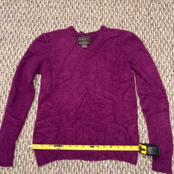 Black Brown 1826 Women's Purple Sweater - Picture 3 of 4